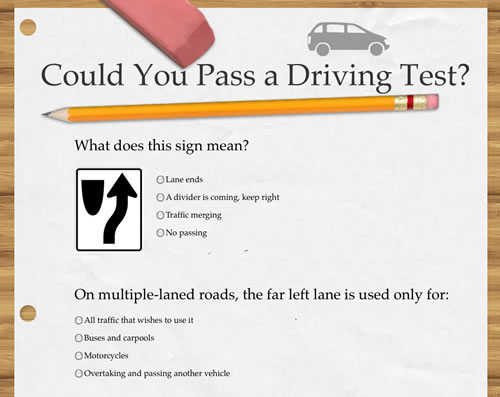 If You Took the Texas Driver's License Test Today Could You Pass?