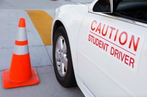 student driver car