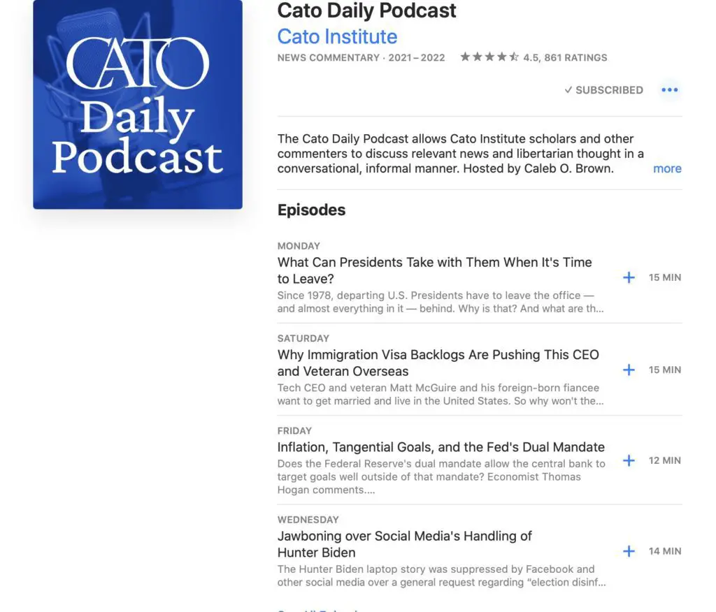 CatoDailyPodcast