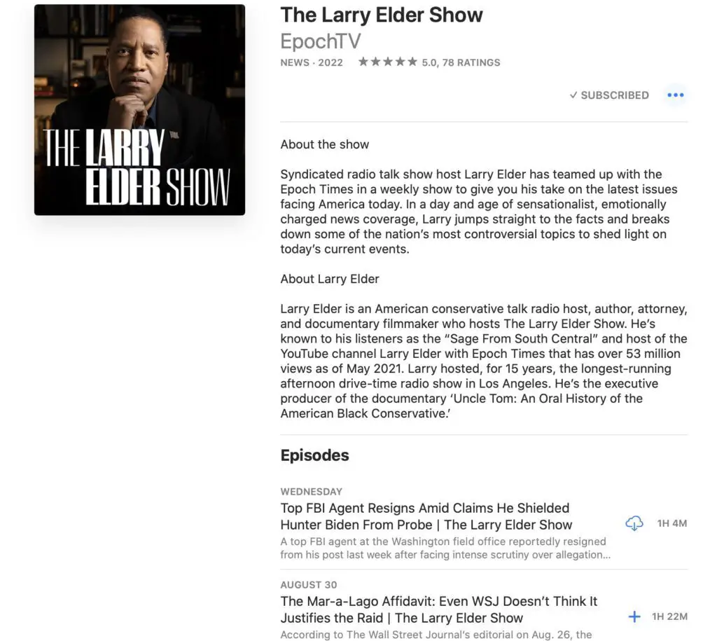 Larry Elder Show