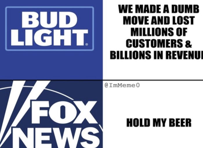 Fox News to Bud Light: Hold My Beer