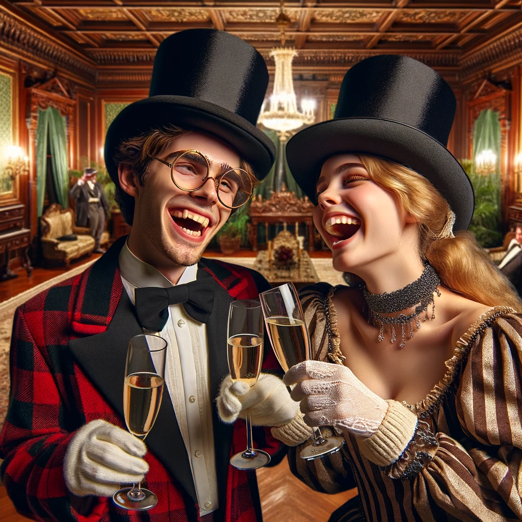 2023 Galveston Champagne with Scrooge Dickens Celebration at Moody Mansion