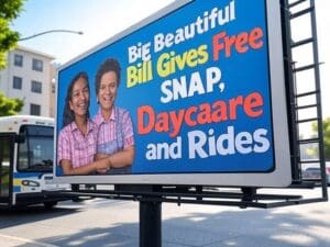 BIG BEAUTIFUL BILL, SNAP, FREE CHILDCARE, FREE TRANSPORTATION, SNAP EMPLOYMENT TRAINING